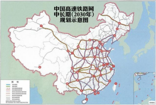 多部门：中国高速铁路“八纵八横”将于2028年全面建成！