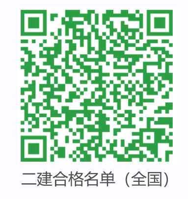 2023年二级建造师考试成绩合格名单 2023年二级建造师考试成绩合格名单