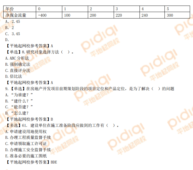 押题宝典中级经济师之经济师建筑经济专业科目