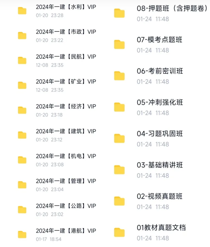 2024年一建备考攻略(全是干货)