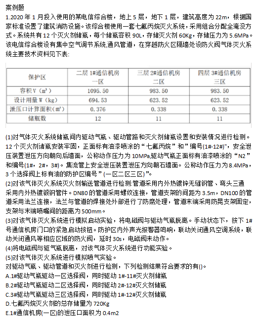 估分入口！2024年一级消防工程师全科真题及答案