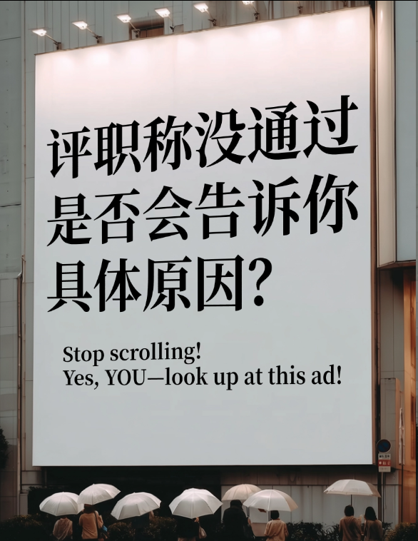 评职称没通过会告诉你具体原因吗？揭秘评审背后的“沉默规则”